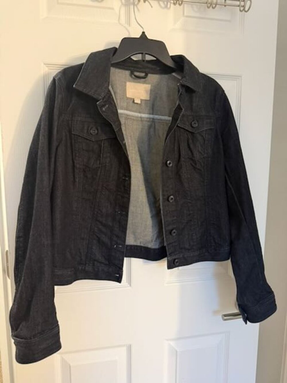 Banana Republic Black Denim Jacket - Size Medium